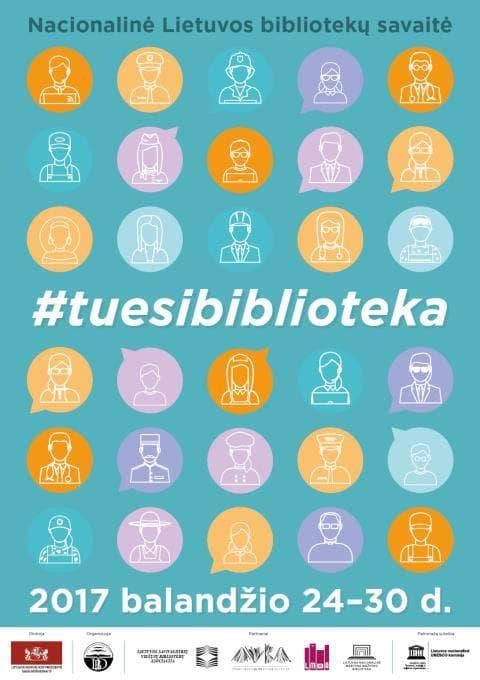 biblioteku savaite 2017