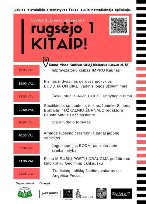 Rugsėjo 1 KITAIP_plakatas