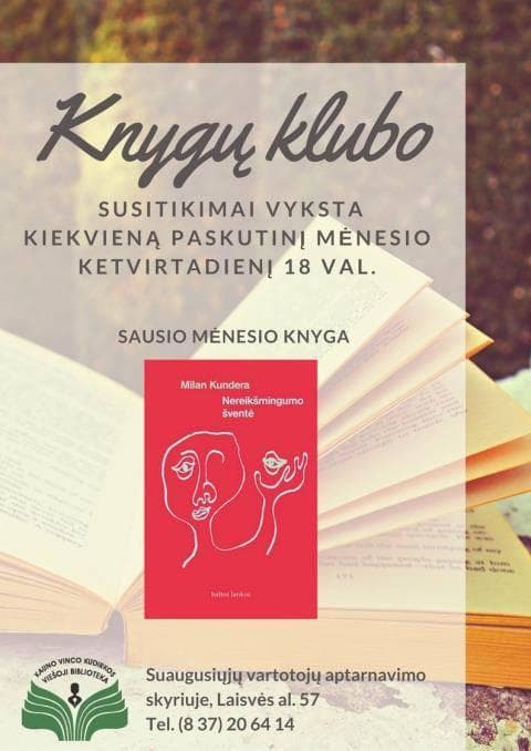 Knygų klubas sausis